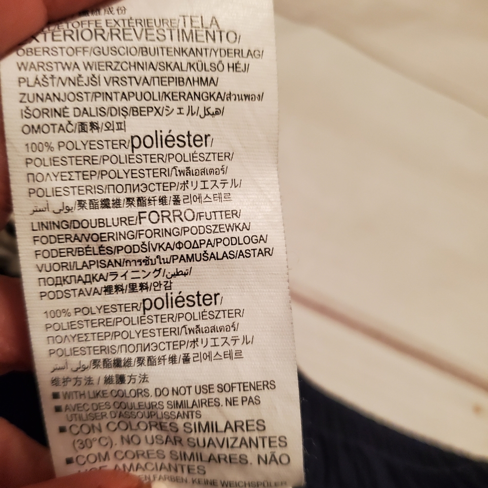 Under Armour Navy Blue Polyester Drawstring Track… - image 4